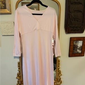 Light Pink V-Neck Dress